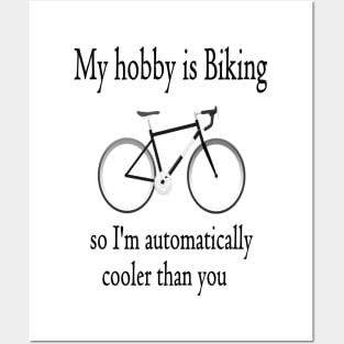 My hobby is Biking Posters and Art